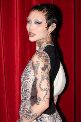 Marine Serre s Fall Winter 2025 women s ready to wear show during Paris Fashion Week Defile pret a porter femme automne hiver 2025 de Marine Serre pendant la semaine de la mode a Paris Mei Pang 441609 2025 03 10 Paris France  Copyright: xSebastienxFremontx xStarfacex STAR_441609_034