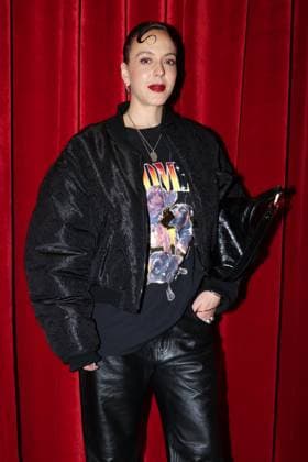 Marine Serre s Fall Winter 2025 women s ready to wear show during Paris Fashion Week Defile pret a porter femme automne hiver 2025 de Marine Serre pendant la semaine de la mode a Paris Monia Chokri 441609 2025 03 10 Paris France  Copyright: xSebastienxFremontx xStarfacex STAR_441609_045