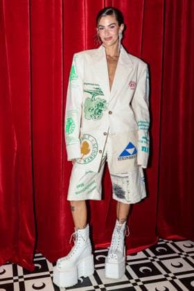 Marine Serre s Fall Winter 2025 women s ready to wear show during Paris Fashion Week Defile pret a porter femme automne hiver 2025 de Marine Serre pendant la semaine de la mode a Paris Clara Berry 441609 2025 03 10 Paris France  Copyright: xSebastienxFremontx xStarfacex STAR_441609_092