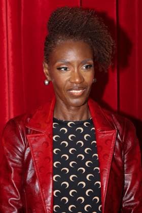 Marine Serre s Fall Winter 2025 women s ready to wear show during Paris Fashion Week Defile pret a porter femme automne hiver 2025 de Marine Serre pendant la semaine de la mode a Paris Rokhaya Diallo 441609 2025 03 10 Paris France  Copyright: xSebastienxFremontx xStarfacex STAR_441609_095