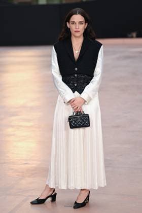 PFW Chanel Photocall Riley Keough attending the Chanel Womenswear Fall Winter 2025-2026 show as part of Paris Fashion Week in Paris, France on March 11, 2025. Photo by Aurore Marechal ABACAPRESS.COM Paris France  Copyright: xMarechalxAurore ABACAx
