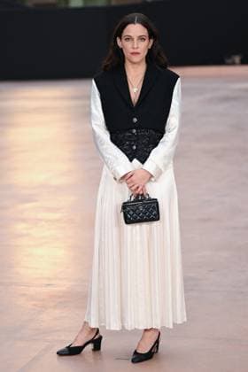 PFW Chanel Photocall Riley Keough attending the Chanel Womenswear Fall Winter 2025-2026 show as part of Paris Fashion Week in Paris, France on March 11, 2025. Photo by Aurore Marechal ABACAPRESS.COM Paris France  Copyright: xMarechalxAurore ABACAx