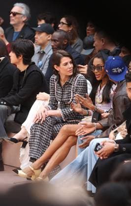 PFW - Chanel Front Row Charlotte Casiraghi and Naomie Campbelle during Chanel Womenswear Fall Winter 2025-2026 show as part of Paris Fashion Week in Paris, France on March 11, 2025. Photo by Jerome Domine ABACAPRESS.COM Paris Ile-de-France France  Copyright: xDominexJerome ABACAx