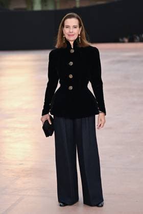 PFW Chanel Photocall Carole Bouquet attending the Chanel Womenswear Fall Winter 2025-2026 show as part of Paris Fashion Week in Paris, France on March 11, 2025. Photo by Aurore Marechal ABACAPRESS.COM Paris France  Copyright: xMarechalxAurore ABACAx