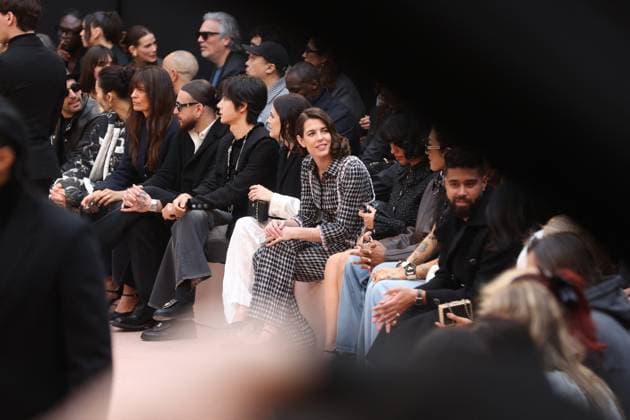 PFW Chanel Front Row Charlotte Casiraghi attending the Chanel Womenswear Fall Winter 2025-2026 show as part of Paris Fashion Week in Paris on March 10, 2025, France. Photo by Jerome Domine ABACAPRESS.COM  Copyright: xDominexJerome ABACAx