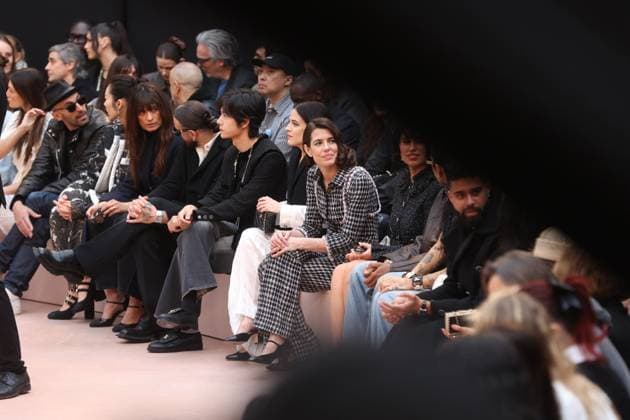PFW Chanel Front Row Charlotte Casiraghi attending the Chanel Womenswear Fall Winter 2025-2026 show as part of Paris Fashion Week in Paris on March 10, 2025, France. Photo by Jerome Domine ABACAPRESS.COM  Copyright: xDominexJerome ABACAx