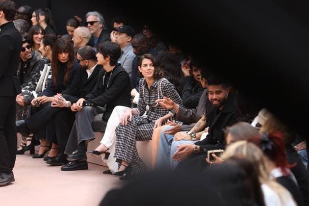PFW Chanel Front Row Charlotte Casiraghi attending the Chanel Womenswear Fall Winter 2025-2026 show as part of Paris Fashion Week in Paris on March 10, 2025, France. Photo by Jerome Domine ABACAPRESS.COM  Copyright: xDominexJerome ABACAx