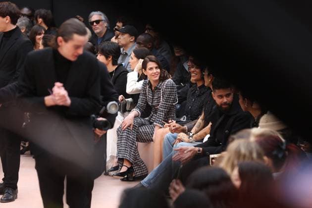 PFW Chanel Front Row Charlotte Casiraghi attending the Chanel Womenswear Fall Winter 2025-2026 show as part of Paris Fashion Week in Paris on March 10, 2025, France. Photo by Jerome Domine ABACAPRESS.COM  Copyright: xDominexJerome ABACAx