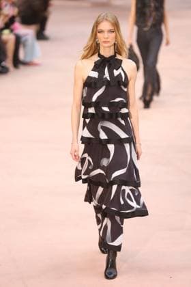 PFW Chanel Runway Models walk the runway during the Chanel Womenswear Fall Winter 2025-2026 show as part of Paris Fashion Week in Paris on March 10, 2025, France. Photo by Jerome Domine ABACAPRESS.COM  Copyright: xDominexJerome ABACAx