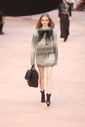 PFW Chanel Runway Models walk the runway during the Chanel Womenswear Fall Winter 2025-2026 show as part of Paris Fashion Week in Paris on March 10, 2025, France. Photo by Jerome Domine ABACAPRESS.COM  Copyright: xDominexJerome ABACAx