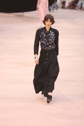 PFW Chanel Runway Models walk the runway during the Chanel Womenswear Fall Winter 2025-2026 show as part of Paris Fashion Week in Paris on March 10, 2025, France. Photo by Jerome Domine ABACAPRESS.COM  Copyright: xDominexJerome ABACAx