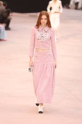 PFW Chanel Runway Models walk the runway during the Chanel Womenswear Fall Winter 2025-2026 show as part of Paris Fashion Week in Paris on March 10, 2025, France. Photo by Jerome Domine ABACAPRESS.COM  Copyright: xDominexJerome ABACAx