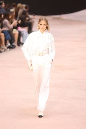 PFW Chanel Runway Models walk the runway during the Chanel Womenswear Fall Winter 2025-2026 show as part of Paris Fashion Week in Paris on March 10, 2025, France. Photo by Jerome Domine ABACAPRESS.COM  Copyright: xDominexJerome ABACAx