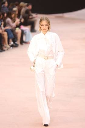PFW Chanel Runway Models walk the runway during the Chanel Womenswear Fall Winter 2025-2026 show as part of Paris Fashion Week in Paris on March 10, 2025, France. Photo by Jerome Domine ABACAPRESS.COM  Copyright: xDominexJerome ABACAx
