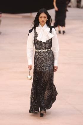 PFW Chanel Runway Models walk the runway during the Chanel Womenswear Fall Winter 2025-2026 show as part of Paris Fashion Week in Paris on March 10, 2025, France. Photo by Jerome Domine ABACAPRESS.COM  Copyright: xDominexJerome ABACAx
