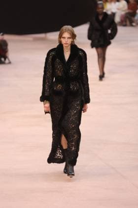 PFW Chanel Runway Models walk the runway during the Chanel Womenswear Fall Winter 2025-2026 show as part of Paris Fashion Week in Paris on March 10, 2025, France. Photo by Jerome Domine ABACAPRESS.COM  Copyright: xDominexJerome ABACAx