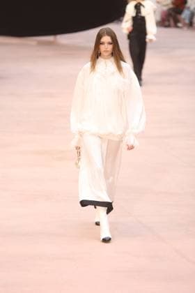 PFW Chanel Runway Models walk the runway during the Chanel Womenswear Fall Winter 2025-2026 show as part of Paris Fashion Week in Paris on March 10, 2025, France. Photo by Jerome Domine ABACAPRESS.COM  Copyright: xDominexJerome ABACAx