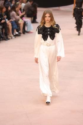 PFW Chanel Runway Models walk the runway during the Chanel Womenswear Fall Winter 2025-2026 show as part of Paris Fashion Week in Paris on March 10, 2025, France. Photo by Jerome Domine ABACAPRESS.COM  Copyright: xDominexJerome ABACAx