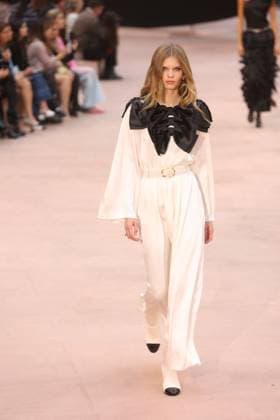 PFW Chanel Runway Models walk the runway during the Chanel Womenswear Fall Winter 2025-2026 show as part of Paris Fashion Week in Paris on March 10, 2025, France. Photo by Jerome Domine ABACAPRESS.COM  Copyright: xDominexJerome ABACAx