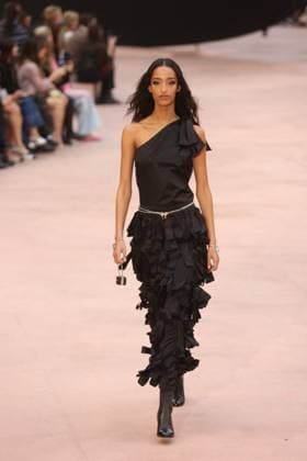 PFW Chanel Runway Models walk the runway during the Chanel Womenswear Fall Winter 2025-2026 show as part of Paris Fashion Week in Paris on March 10, 2025, France. Photo by Jerome Domine ABACAPRESS.COM  Copyright: xDominexJerome ABACAx