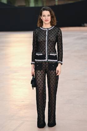 PFW Chanel Photocall Rebecca Marder attending the Chanel Womenswear Fall Winter 2025-2026 show as part of Paris Fashion Week in Paris, France on March 11, 2025. Photo by Aurore Marechal ABACAPRESS.COM Paris France  Copyright: xMarechalxAurore ABACAx