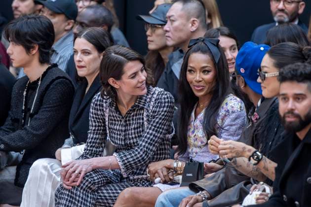 . 10 03 2025. Paris, France. Naomi Campbell in the front row at the Chanel show at Paris Fashion Week for Fall Winter 2025.  xi-Imagesx IIM-25798-0223