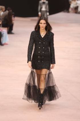 PFW Chanel Runway Models walk the runway during the Chanel Womenswear Fall Winter 2025-2026 show as part of Paris Fashion Week in Paris on March 10, 2025, France. Photo by Jerome Domine ABACAPRESS.COM  Copyright: xDominexJerome ABACAx