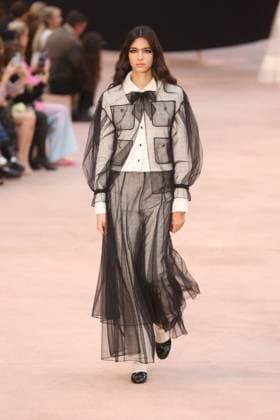 PFW Chanel Runway Models walk the runway during the Chanel Womenswear Fall Winter 2025-2026 show as part of Paris Fashion Week in Paris on March 10, 2025, France. Photo by Jerome Domine ABACAPRESS.COM  Copyright: xDominexJerome ABACAx