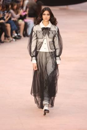 PFW Chanel Runway Models walk the runway during the Chanel Womenswear Fall Winter 2025-2026 show as part of Paris Fashion Week in Paris on March 10, 2025, France. Photo by Jerome Domine ABACAPRESS.COM  Copyright: xDominexJerome ABACAx