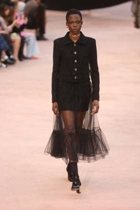 PFW Chanel Runway Models walk the runway during the Chanel Womenswear Fall Winter 2025-2026 show as part of Paris Fashion Week in Paris on March 10, 2025, France. Photo by Jerome Domine ABACAPRESS.COM  Copyright: xDominexJerome ABACAx