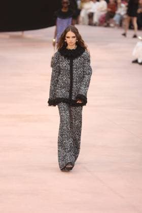 PFW Chanel Runway Models walk the runway during the Chanel Womenswear Fall Winter 2025-2026 show as part of Paris Fashion Week in Paris on March 10, 2025, France. Photo by Jerome Domine ABACAPRESS.COM  Copyright: xDominexJerome ABACAx