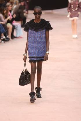 PFW Chanel Runway Models walk the runway during the Chanel Womenswear Fall Winter 2025-2026 show as part of Paris Fashion Week in Paris on March 10, 2025, France. Photo by Jerome Domine ABACAPRESS.COM  Copyright: xDominexJerome ABACAx