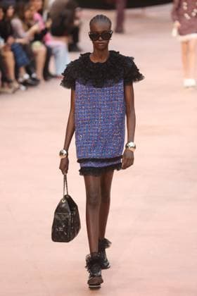 PFW Chanel Runway Models walk the runway during the Chanel Womenswear Fall Winter 2025-2026 show as part of Paris Fashion Week in Paris on March 10, 2025, France. Photo by Jerome Domine ABACAPRESS.COM  Copyright: xDominexJerome ABACAx