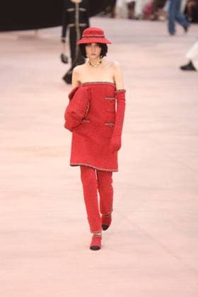 PFW Chanel Runway Models walk the runway during the Chanel Womenswear Fall Winter 2025-2026 show as part of Paris Fashion Week in Paris on March 10, 2025, France. Photo by Jerome Domine ABACAPRESS.COM  Copyright: xDominexJerome ABACAx