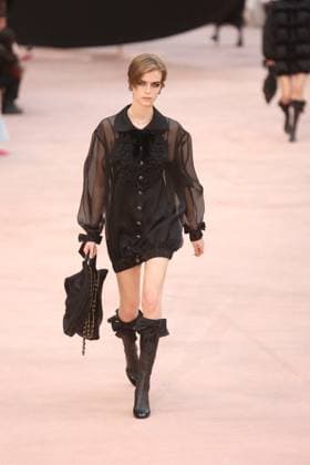 PFW Chanel Runway Models walk the runway during the Chanel Womenswear Fall Winter 2025-2026 show as part of Paris Fashion Week in Paris on March 10, 2025, France. Photo by Jerome Domine ABACAPRESS.COM  Copyright: xDominexJerome ABACAx