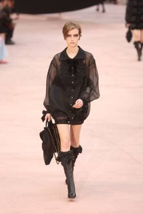 PFW Chanel Runway Models walk the runway during the Chanel Womenswear Fall Winter 2025-2026 show as part of Paris Fashion Week in Paris on March 10, 2025, France. Photo by Jerome Domine ABACAPRESS.COM  Copyright: xDominexJerome ABACAx