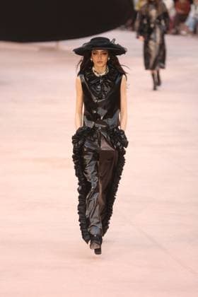 PFW Chanel Runway Models walk the runway during the Chanel Womenswear Fall Winter 2025-2026 show as part of Paris Fashion Week in Paris on March 10, 2025, France. Photo by Jerome Domine ABACAPRESS.COM  Copyright: xDominexJerome ABACAx