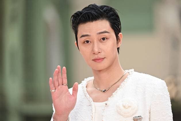 PFW Chanel Photocall Park Seo-joon attending the Chanel Womenswear Fall Winter 2025-2026 show as part of Paris Fashion Week in Paris, France on March 11, 2025. Photo by Aurore Marechal ABACAPRESS.COM Paris France  Copyright: xMarechalxAurore ABACAx