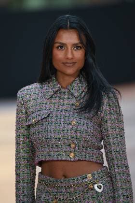 PFW Chanel Photocall Simone Ashley attending the Chanel Womenswear Fall Winter 2025-2026 show as part of Paris Fashion Week in Paris, France on March 11, 2025. Photo by Aurore Marechal ABACAPRESS.COM Paris France  Copyright: xMarechalxAurore ABACAx