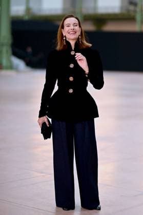 PFW - Chanel Photocall Carole Bouquet attends the Chanel Womenswear Fall Winter 2025-2026 show as part of Paris Fashion Week at Grand Palais on March 11, 2025 in Paris, France. - EDITORIAL USE ONLY - Photo by Franck Castel ABACAPRESS.COM Paris France  Copyright: xCastelxFranck ABACAx