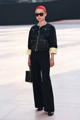 PFW Chanel Photocall Margaret Zhang attending the Chanel Womenswear Fall Winter 2025-2026 show as part of Paris Fashion Week in Paris, France on March 11, 2025. Photo by Aurore Marechal ABACAPRESS.COM Paris France  Copyright: xMarechalxAurore ABACAx