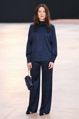 PFW Chanel Photocall Hannah Herzsprung attending the Chanel Womenswear Fall Winter 2025-2026 show as part of Paris Fashion Week in Paris, France on March 11, 2025. Photo by Aurore Marechal ABACAPRESS.COM Paris France  Copyright: xMarechalxAurore ABACAx