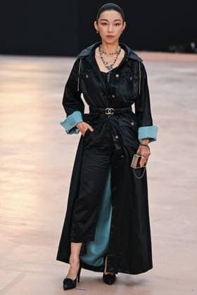 PFW Chanel Photocall A guest attending the Chanel Womenswear Fall Winter 2025-2026 show as part of Paris Fashion Week in Paris, France on March 11, 2025. Photo by Aurore Marechal ABACAPRESS.COM Paris France  Copyright: xMarechalxAurore ABACAx