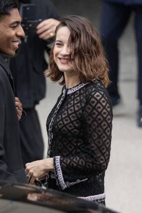 PFW - Chanel PAP - Arrivals NB Rebecca Marder attends Chanel Womenswear Fall Winter 2025-2026 show as part of Paris Fashion Week on March 11, 2025 in Paris, France. Photo by Nasser Berzane ABACAPRESS.COM Paris France  Copyright: xBerzanexNasser ABACAx