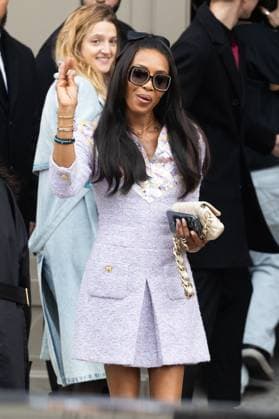 PFW - Chanel PAP - Arrivals NB Naomi Campbell attends ChanelWomenswear Fall Winter 2025-2026 show as part of Paris Fashion Week on March 11, 2025 in Paris, France. Photo by Nasser Berzane ABACAPRESS.COM Paris France  Copyright: xBerzanexNasser ABACAx