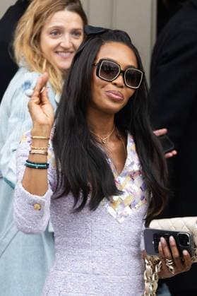PFW - Chanel PAP - Arrivals NB Naomi Campbell attends ChanelWomenswear Fall Winter 2025-2026 show as part of Paris Fashion Week on March 11, 2025 in Paris, France. Photo by Nasser Berzane ABACAPRESS.COM Paris France  Copyright: xBerzanexNasser ABACAx