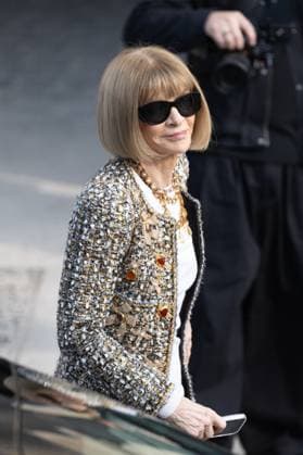 PFW - Chanel PAP - Arrivals NB Anna Wintour attends Chanel Womenswear Fall Winter 2025-2026 show as part of Paris Fashion Week on March 11, 2025 in Paris, France. Photo by Nasser Berzane ABACAPRESS.COM Paris France  Copyright: xBerzanexNasser ABACAx