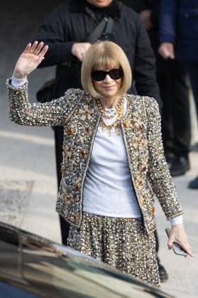 PFW - Chanel PAP - Arrivals NB Anna Wintour attends Chanel Womenswear Fall Winter 2025-2026 show as part of Paris Fashion Week on March 11, 2025 in Paris, France. Photo by Nasser Berzane ABACAPRESS.COM Paris France  Copyright: xBerzanexNasser ABACAx
