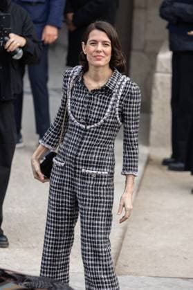 PFW - Chanel PAP - Arrivals NB Charlotte Casiraghi attends ChanelWomenswear Fall Winter 2025-2026 show as part of Paris Fashion Week on March 11, 2025 in Paris, France. Photo by Nasser Berzane ABACAPRESS.COM Paris France  Copyright: xBerzanexNasser ABACAx