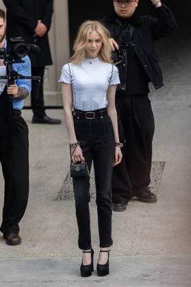 PFW - Chanel PAP - Arrivals NB Loreta Peralta attends Chanel Womenswear Fall Winter 2025-2026 show as part of Paris Fashion Week on March 11, 2025 in Paris, France. Photo by Nasser Berzane ABACAPRESS.COM Paris France  Copyright: xBerzanexNasser ABACAx